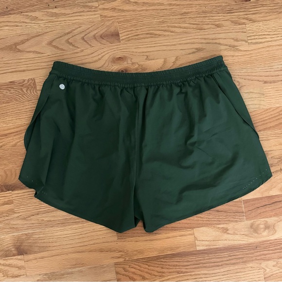 Zella Running Shorts Dark Green L Good Condition - Picture 5 of 5
